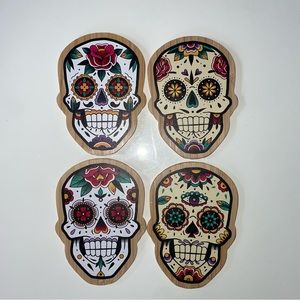 Skull Wooden Coasters
